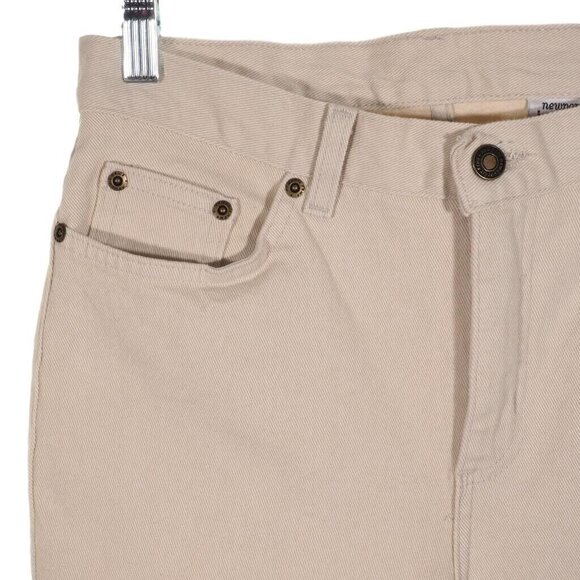 Newport News Jeanology Womens Size 8 Fitted Bootcut Ivory 28 x 32 Stretch - Picture 3 of 8